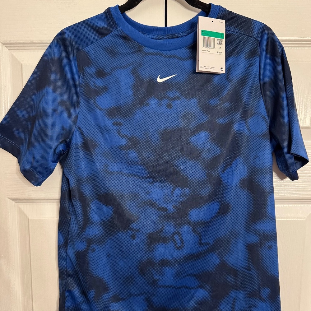 Kids Nike, XL, Blue Dry Fit Shirt